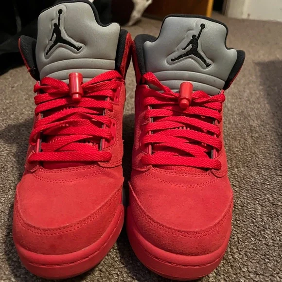 Air Jordan 5 Retro BG Red Suede